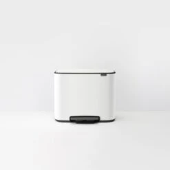Brabantia Bo Pedaalemmer 11 + 23 L - Wit -Brabantia 10105909