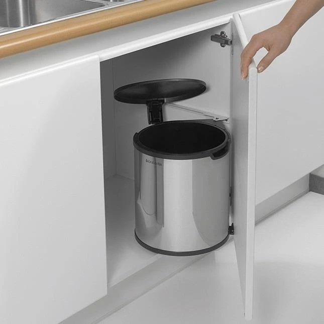 Brabantia Built-In Bin Afvalemmer 15 Liter Glans 10 Brabantia Built-In Bin Afvalemmer 15 Liter Glans - Afbeelding 8