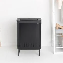 Brabantia Bo Hi Wasbox 2 X 45 L - Matt Black -Brabantia 10185001