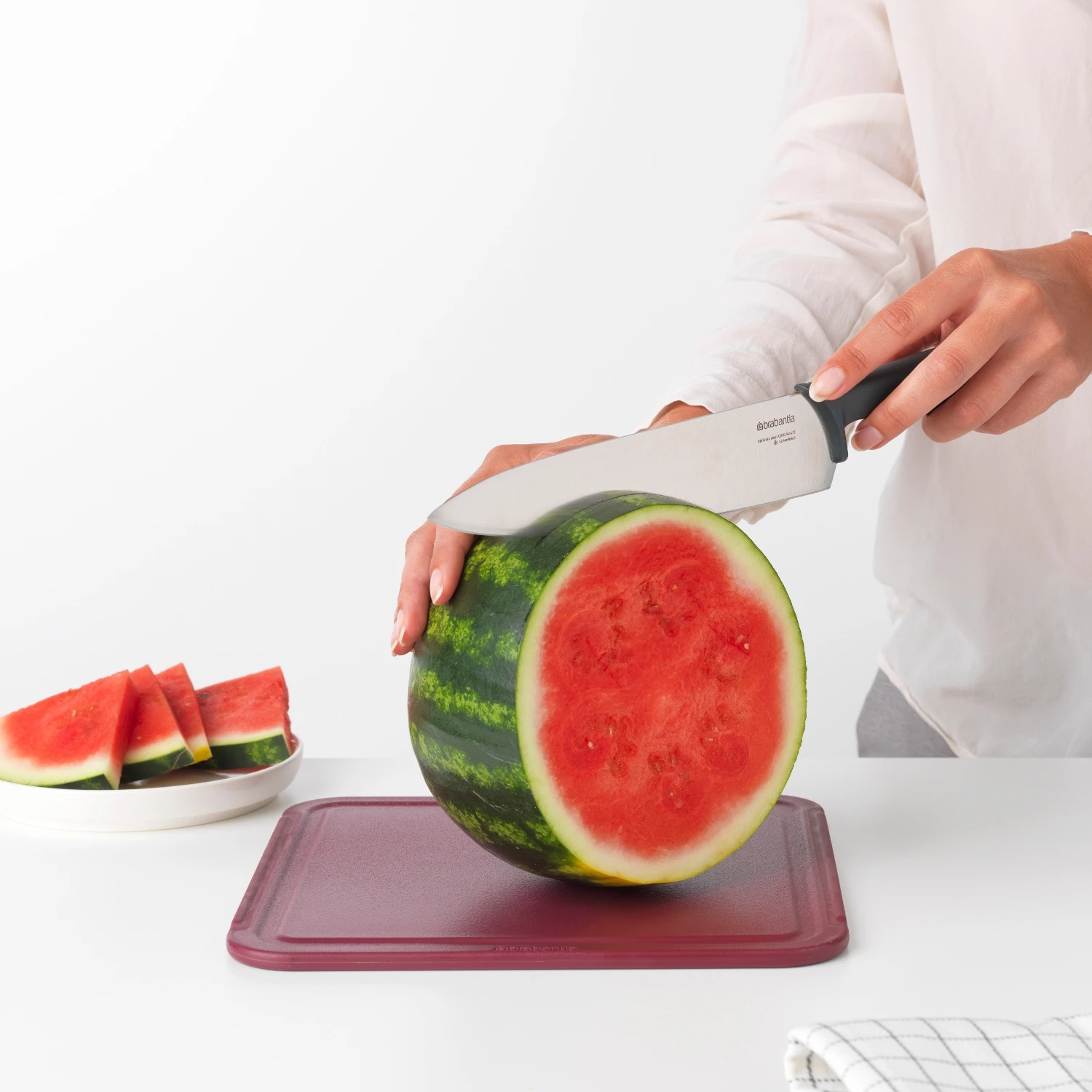 Brabantia Tasty+ Koksmes Donkergrijs 4 Brabantia Tasty+ Koksmes Donkergrijs - Afbeelding 2