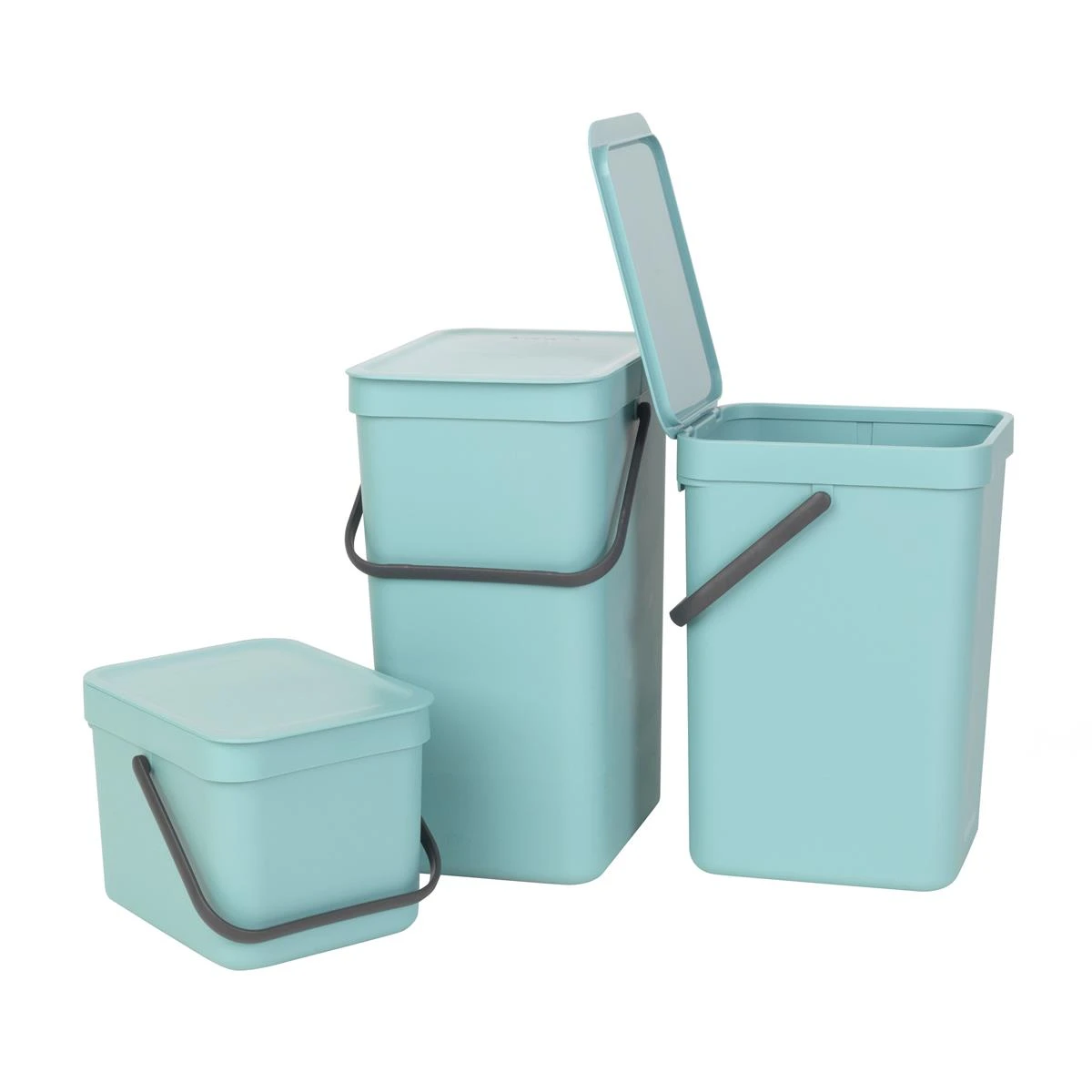 Brabantia Sort & Go Afvalemmer 6 L - Lichtblauw 15 Brabantia Sort & Go Afvalemmer 6 L - Lichtblauw - Afbeelding 13