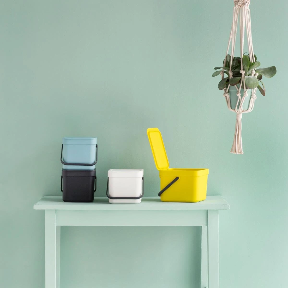 Brabantia Sort & Go Afvalemmer 6 L - Lichtblauw 18 Brabantia Sort & Go Afvalemmer 6 L - Lichtblauw - Afbeelding 16