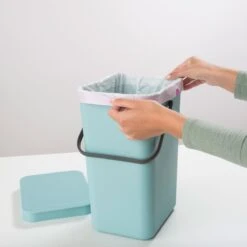 Brabantia Sort & Go Afvalemmer / Opberger 12 L - Lichtblauw 31 Brabantia Sort & Go Afvalemmer / Opberger 12 L - Lichtblauw -Brabantia 10231093