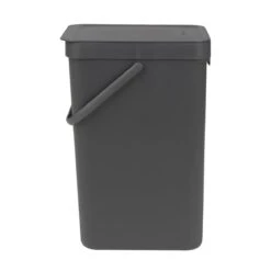 Brabantia Sort & Go Afvalemmer / Opberger 16 L - Donkergrijs -Brabantia 10231108