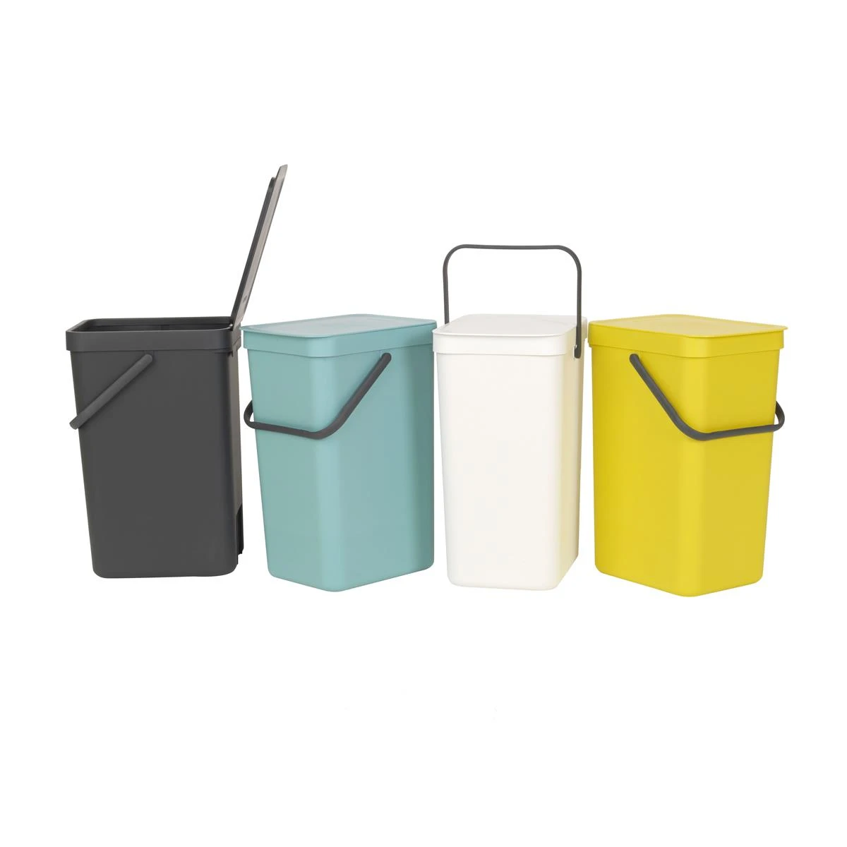 Brabantia Sort & Go Afvalemmer / Opberger 16 L - Lichtblauw 16 Brabantia Sort & Go Afvalemmer / Opberger 16 L - Lichtblauw - Afbeelding 14