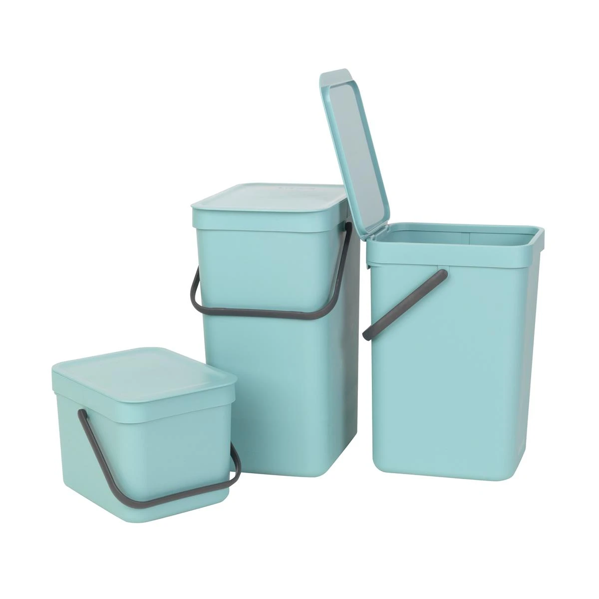 Brabantia Sort & Go Afvalemmer / Opberger 16 L - Lichtblauw 17 Brabantia Sort & Go Afvalemmer / Opberger 16 L - Lichtblauw - Afbeelding 15