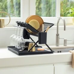 Brabantia Sink Side Inklapbaar Afdruiprek - Dark Grey 15 Brabantia Sink Side Inklapbaar Afdruiprek - Dark Grey -Brabantia 10240995