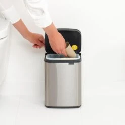 Brabantia Bo Afvalemmer 4 L - Matt Steel FPP -Brabantia 10251401