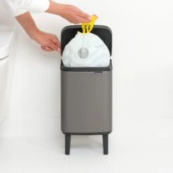 Brabantia Bo Hi Afvalemmer 4 L - Platinum -Brabantia 10257649