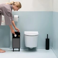 Brabantia Bo Hi Afvalemmer 4 L - Platinum -Brabantia 10257653