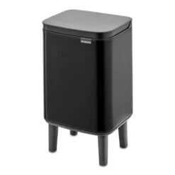 Brabantia Bo Hi Afvalemmer 4 L - Matt Black -Brabantia 10257661
