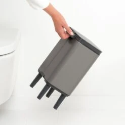 Brabantia Bo Hi Afvalemmer 4 L - Platinum -Brabantia 10257662