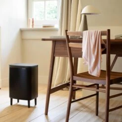 Brabantia Bo Hi Afvalemmer 12 L - Matt Black -Brabantia 10257686