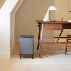 Brabantia Bo Hi Afvalemmer 12 L - Platinum -Brabantia 10257687