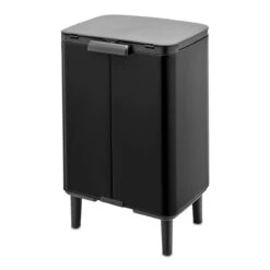 Brabantia Bo Hi Afvalemmer 12 L - Matt Black -Brabantia 10257793