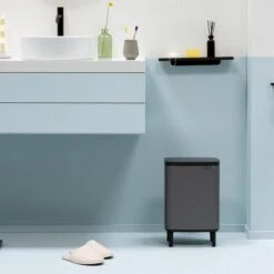 Brabantia Bo Hi Afvalemmer 12 L - Platinum -Brabantia 10258541