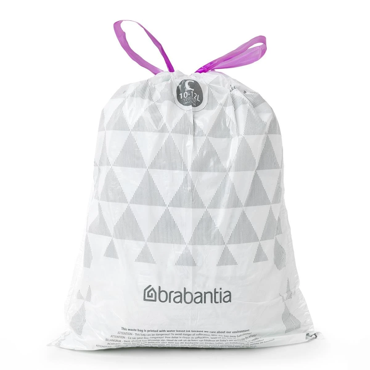 Brabantia Type C PerfectFit Jaarverpakking Afvalzak 10-12 Liter - 200 Stuks 4 Brabantia Type C PerfectFit Jaarverpakking Afvalzak 10-12 Liter - 200 Stuks - Afbeelding 2