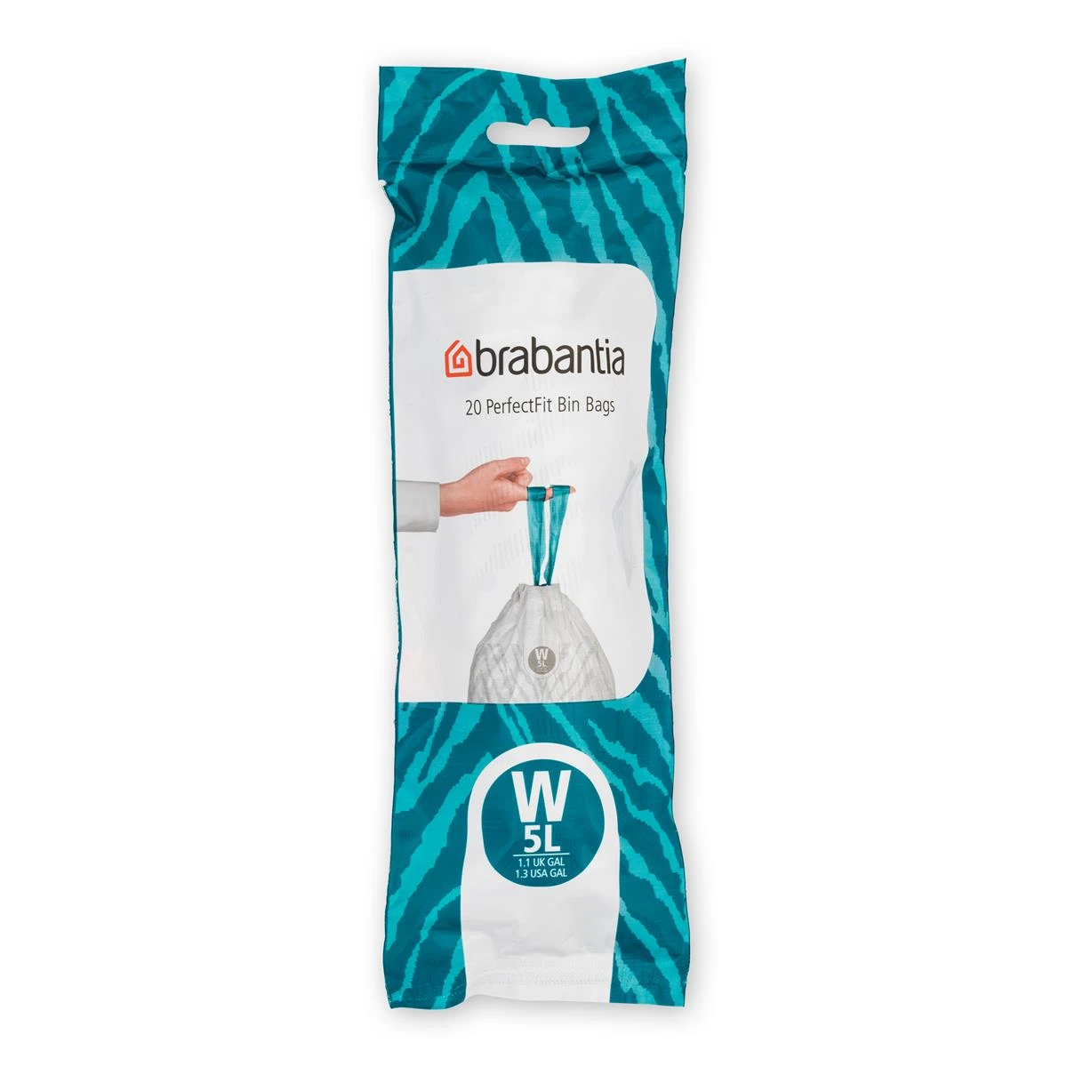 Brabantia Type W PerfectFit Jaarverpakking Afvalzak 5 Liter - 200 Stuks 4 Brabantia Type W PerfectFit Jaarverpakking Afvalzak 5 Liter - 200 Stuks - Afbeelding 2