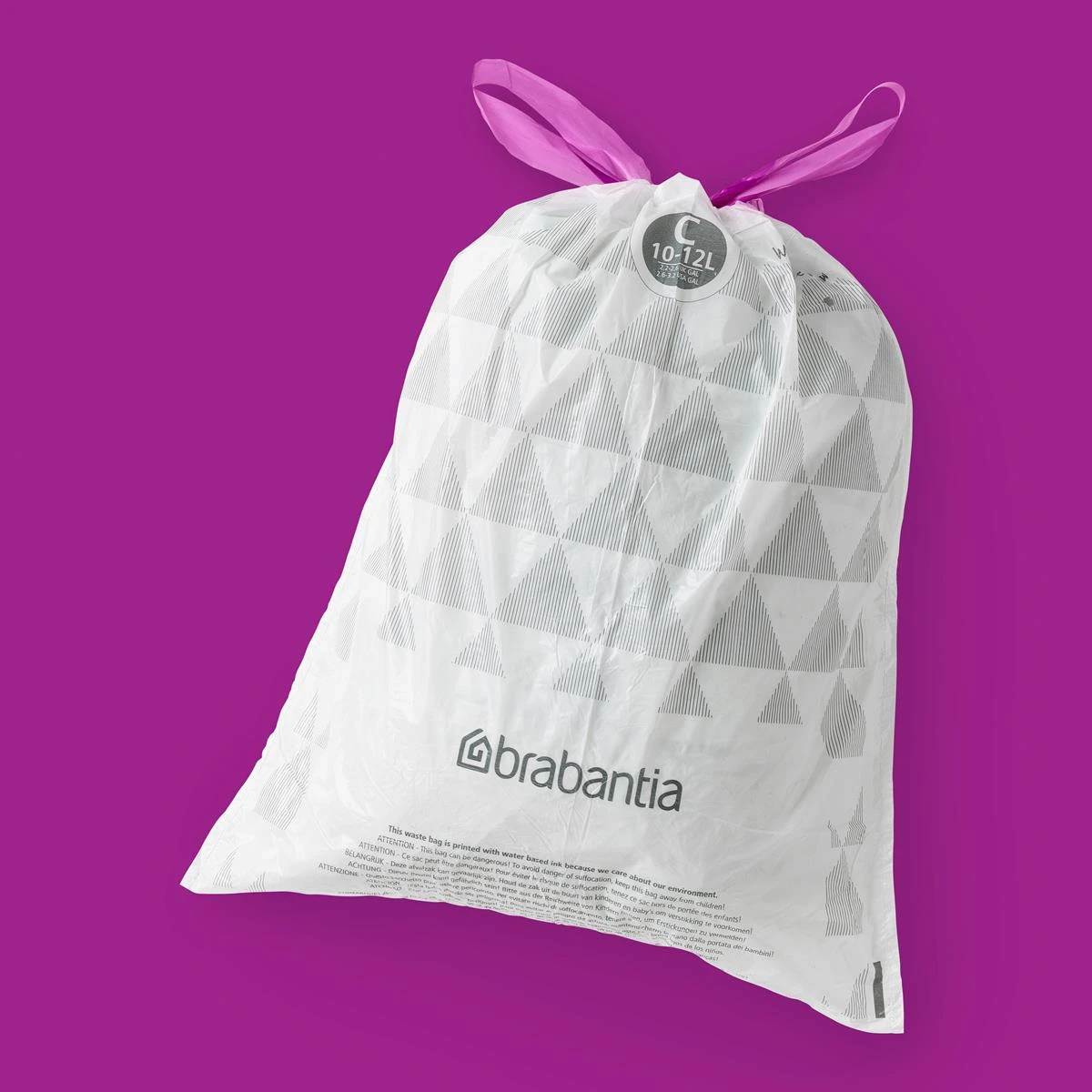Brabantia Type C PerfectFit Jaarverpakking Afvalzak 10-12 Liter - 200 Stuks 9 Brabantia Type C PerfectFit Jaarverpakking Afvalzak 10-12 Liter - 200 Stuks - Afbeelding 7