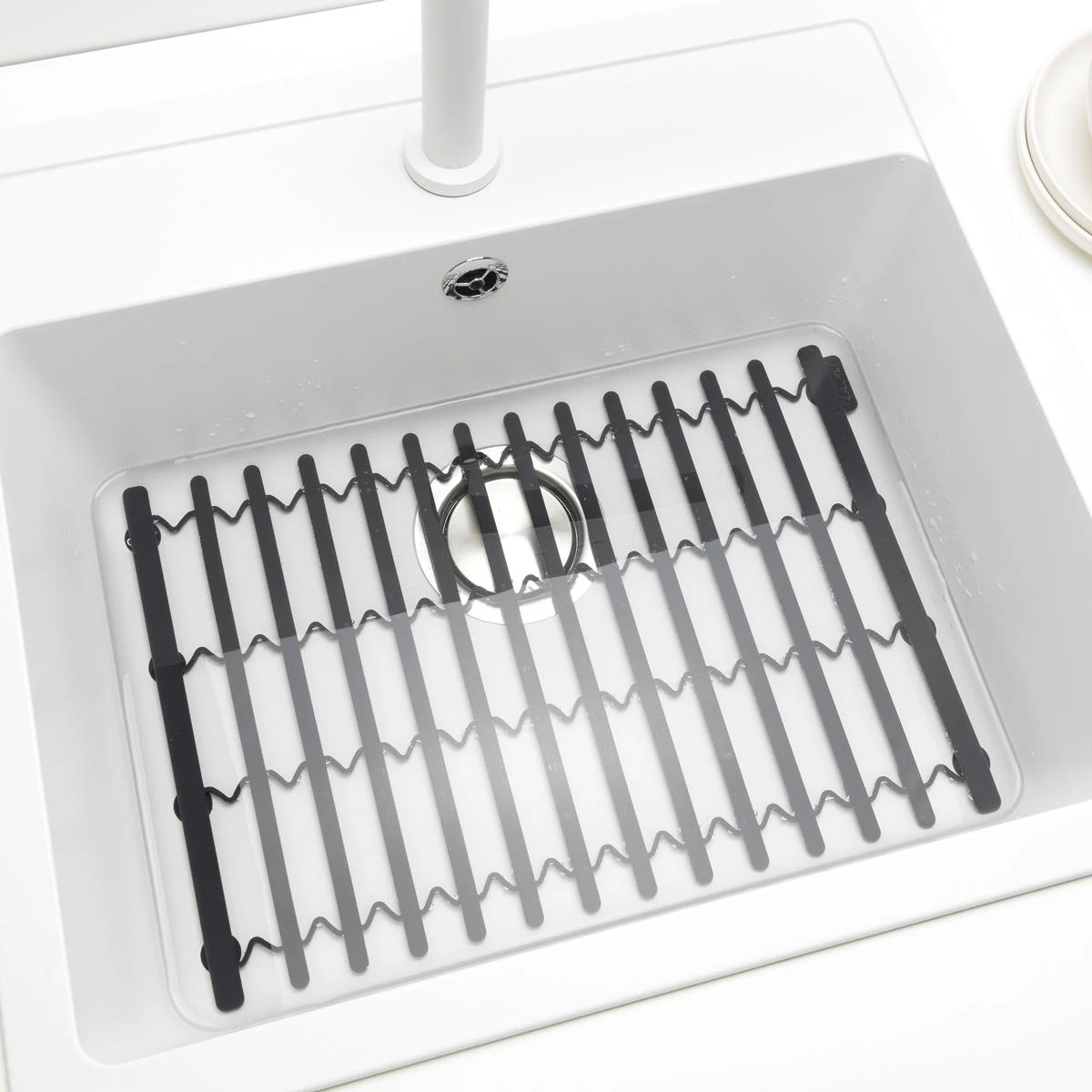 Brabantia Sink Side Gootsteen Mat - Dark Grey 7 Brabantia Sink Side Gootsteen Mat - Dark Grey - Afbeelding 5