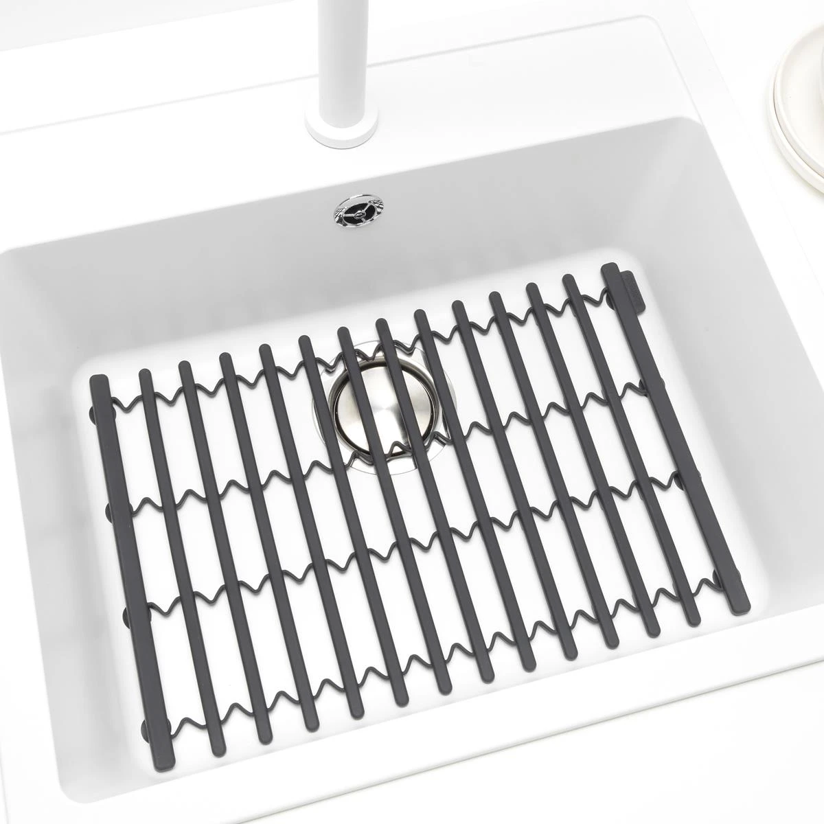 Brabantia Sink Side Gootsteen Mat - Dark Grey 8 Brabantia Sink Side Gootsteen Mat - Dark Grey - Afbeelding 6