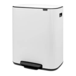 Brabantia Bo Pedaalemmer 2 X 30 L - Wit -Brabantia 10479443