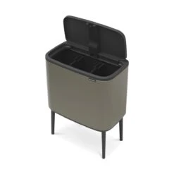 Brabantia Bo Touch Bin Afvalemmer 3 X 11 L - Platinum -Brabantia 10644911