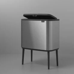 Brabantia Bo Touch Bin Afvalemmer 11 + 23 L - Vingerafdrukvrij - Zilver 41 Brabantia Bo Touch Bin Afvalemmer 11 + 23 L - Vingerafdrukvrij - Zilver -Brabantia 10697012