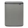 Brabantia Bo Touch Bin Afvalemmer 2 X 30 L - Mineral Concrete Grey -Brabantia 10697056