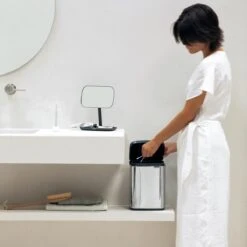 Brabantia Bo Afvalemmer 4 L - Brilliant Steel -Brabantia 10713058