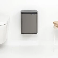 Brabantia Bo Afvalemmer 7 L - Platinum -Brabantia 10713092