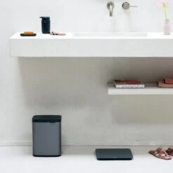 Brabantia Bo Afvalemmer 7 L - Platinum -Brabantia 10713104