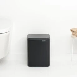 Brabantia Bo Afvalemmer 7 L - Matt Black -Brabantia 10713106