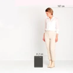 Brabantia Bo Afvalemmer 7 L - Platinum -Brabantia 10713107