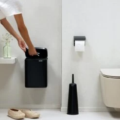 Brabantia Bo Afvalemmer 7 L - Matt Black -Brabantia 10713114