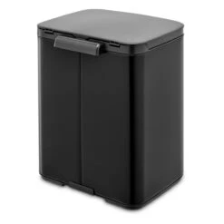 Brabantia Bo Afvalemmer 7 L - Matt Black -Brabantia 10713116