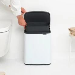 Brabantia Bo Afvalemmer 12 L - White -Brabantia 10713128