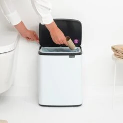 Brabantia Bo Afvalemmer 12 L - White -Brabantia 10713145