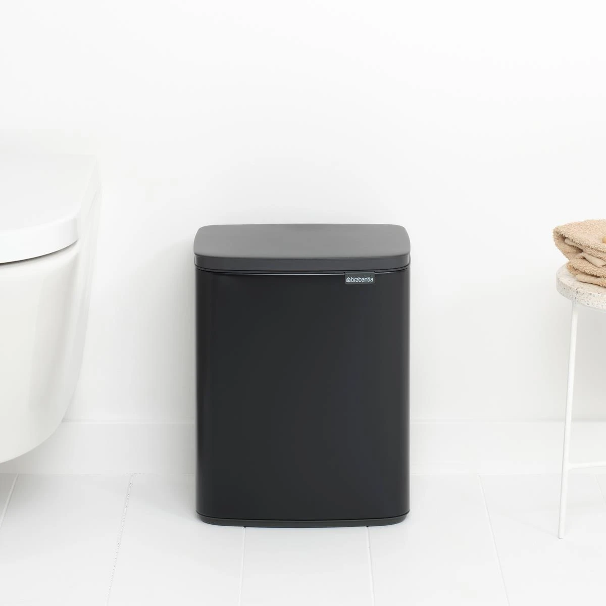 Brabantia Bo Afvalemmer 12 L - Matt Black 9 Brabantia Bo Afvalemmer 12 L - Matt Black - Afbeelding 7
