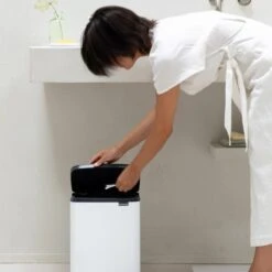 Brabantia Bo Afvalemmer 12 L - White -Brabantia 10713154