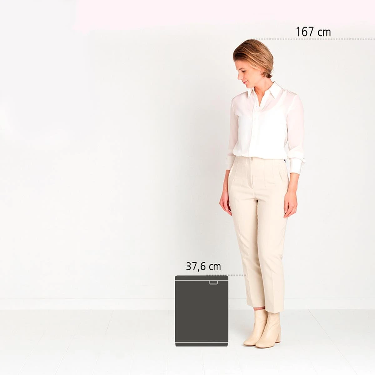 Brabantia Bo Afvalemmer 12 L - Matt Black 13 Brabantia Bo Afvalemmer 12 L - Matt Black - Afbeelding 11