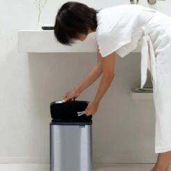 Brabantia Bo Afvalemmer 12 L - Matt Steel FPP -Brabantia 10713189