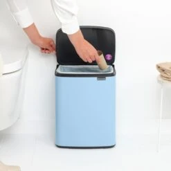 Brabantia Bo Afvalemmer 12 L - Dreamy Blue -Brabantia 10713211
