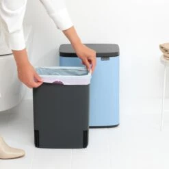 Brabantia Bo Afvalemmer 12 L - Dreamy Blue -Brabantia 10713215