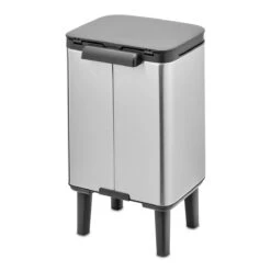 Brabantia Bo Hi Afvalemmer 4 L - Matt Steel FPP -Brabantia 10713245