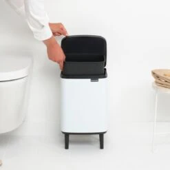 Brabantia Bo Hi Afvalemmer 7 L - White -Brabantia 10713257