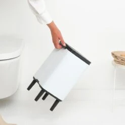 Brabantia Bo Hi Afvalemmer 7 L - White -Brabantia 10713260