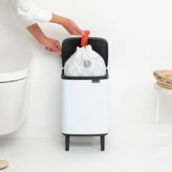 Brabantia Bo Hi Afvalemmer 7 L - White -Brabantia 10713263