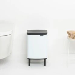 Brabantia Bo Hi Afvalemmer 7 L - White -Brabantia 10713268