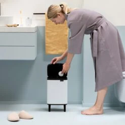 Brabantia Bo Hi Afvalemmer 7 L - White -Brabantia 10713274